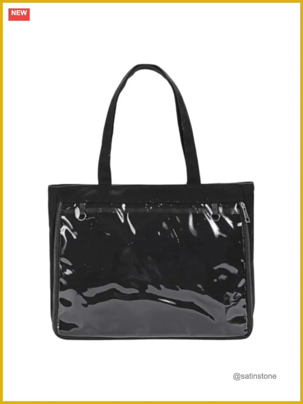 Large Cute Kawaii Anime Purse Trending Pin Display Canvas Tote